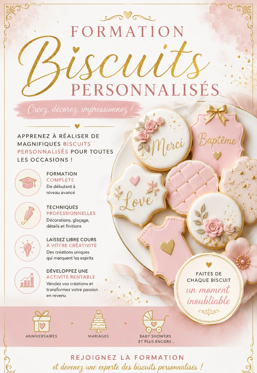 Formation Biscuits Personnalisés